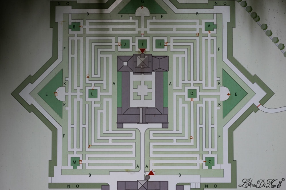 Labirinto della Masone mappa