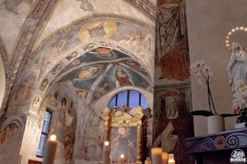Bienno affreschi chiesa S. Maria Annunciata