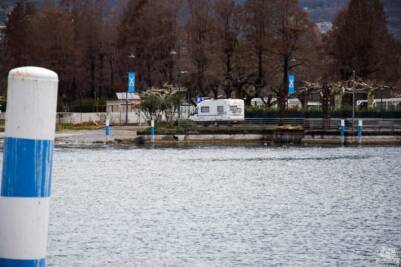 Pisogne parcheggio camper in riva al lago